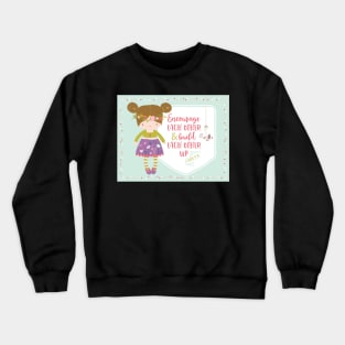 Encourage Each Other Kids Scripture Art Crewneck Sweatshirt